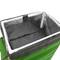 Isothermal backpack 35 x 49 x 25 cm green for cookouts and food order delivery