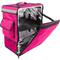 Isotherme rugzak 35 x 49 x 25 cm roze voor koken en het bezorgen van eten