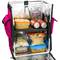 Isotherme rugzak 35 x 49 x 25 cm roze voor koken en het bezorgen van eten