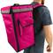 Isotherme rugzak 35 x 49 x 25 cm roze voor koken en het bezorgen van eten
