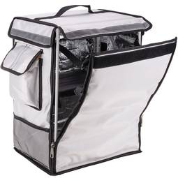 Nevera portátil blanca 42 Litros 35x49x25cm, mochila bolsa isotérmica para picnic, camping, playa, entrega de alimentos en moto o bicicleta