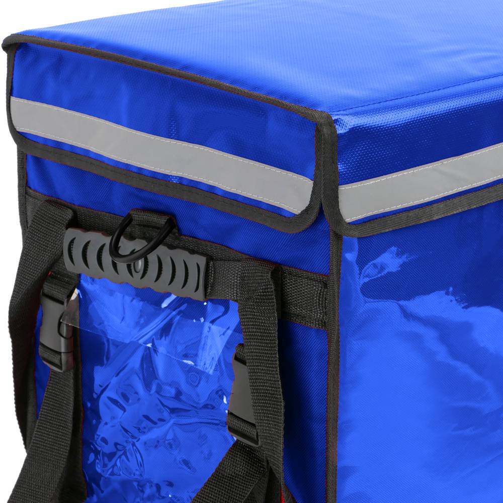 Isotherme tas 44 x 39 34 blauw voor het bezorgen van maaltijden en het van eten - Cablematic