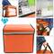 Isothermal bag 44 x 39 x 34 cm orange for cookouts and food order delivery