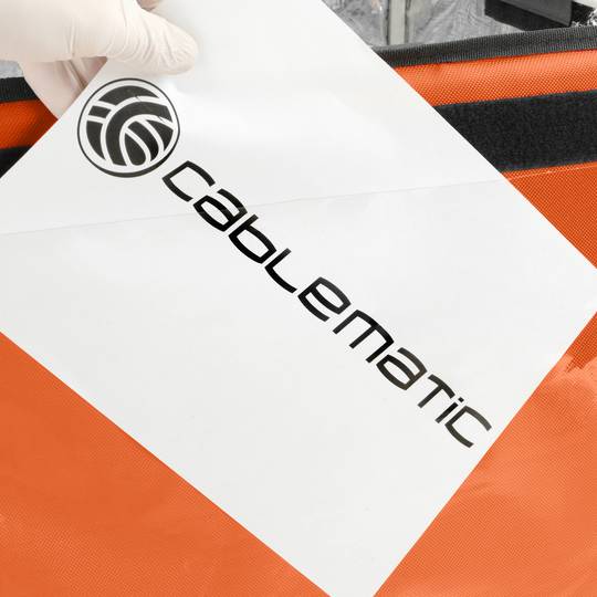 Isothermal bag 44 x 39 x 34 cm orange for cookouts and food order delivery