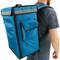 Mochila isotérmica 35 x 49 x 25 cm azul para churrascos e entrega de pedidos de comida em motocicleta ou bicicleta