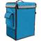 Mochila isotérmica 35 x 49 x 25 cm azul para churrascos e entrega de pedidos de comida em motocicleta ou bicicleta