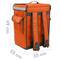 Isothermal backpack 35 x 49 x 25 cm orange for cookouts and food order delivery