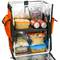 Isothermal backpack 35 x 49 x 25 cm orange for cookouts and food order delivery