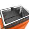 Isothermal backpack 35 x 49 x 25 cm orange for cookouts and food order delivery