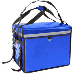 Isotherme rugzak 45 x 35 x 33 cm blauw voor koken en het bezorgen van eten