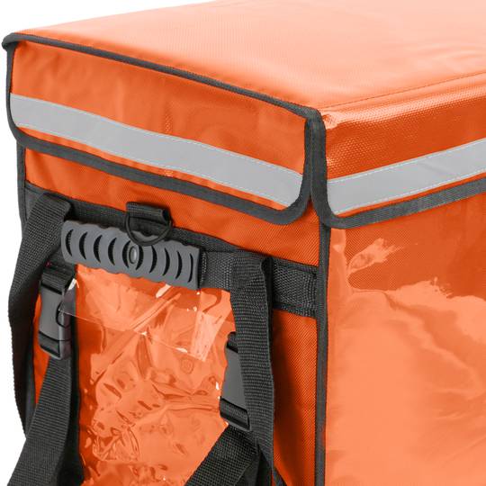 Isothermer Rucksack 45 x 35 x 33 cm orange zum Kochen und zur Lieferung von Lebensmitteln