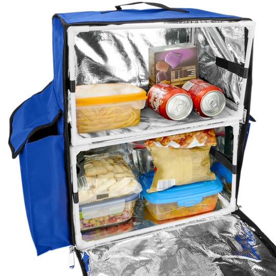 Isotherme rugzak 39 x 50 x 25 cm blauw voor koken en eten bestellen