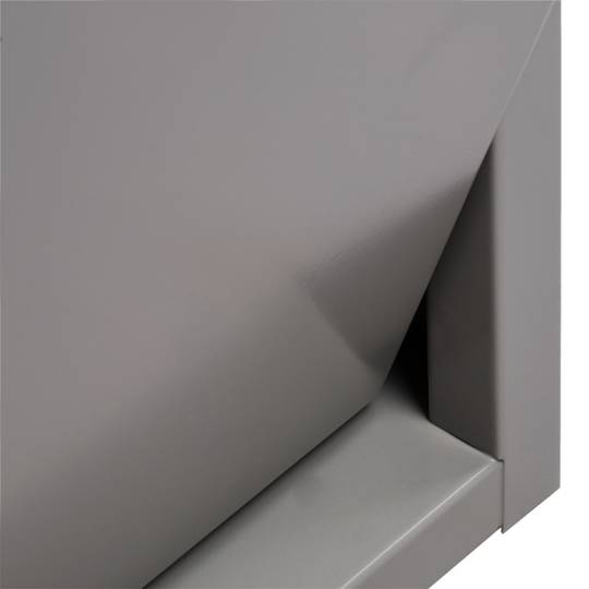 Pattumiera per raccolta differenziata in metallo con 2 scomparti da 2 x 20  litri (40 L) bianco - Cablematic