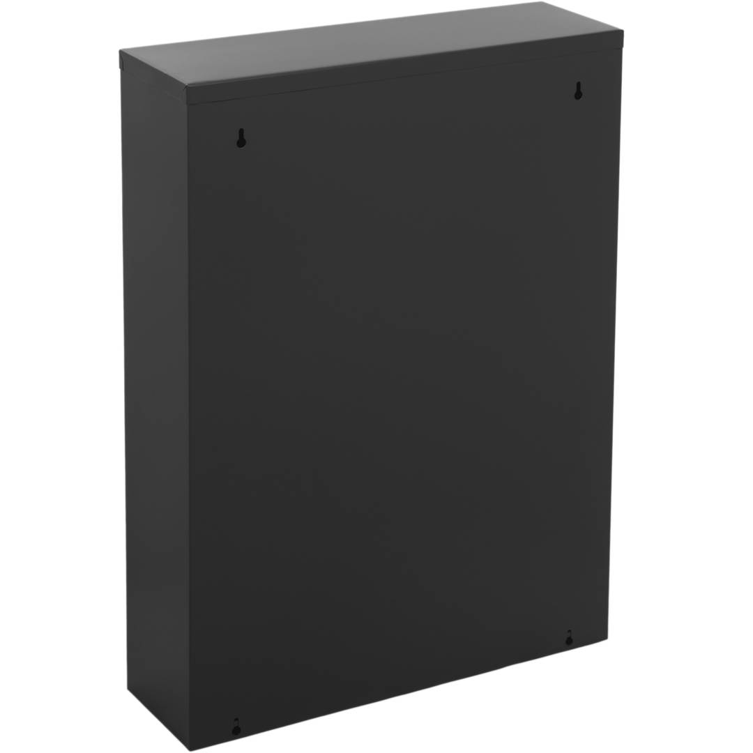 Sabater metàl·lic amb 2 compartiments negre