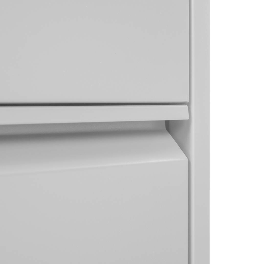 Sabater metàl·lic amb 3 compartiments blanc