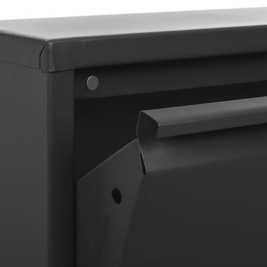 Metalowy stojak na buty z 4 czarnymi przegrodami