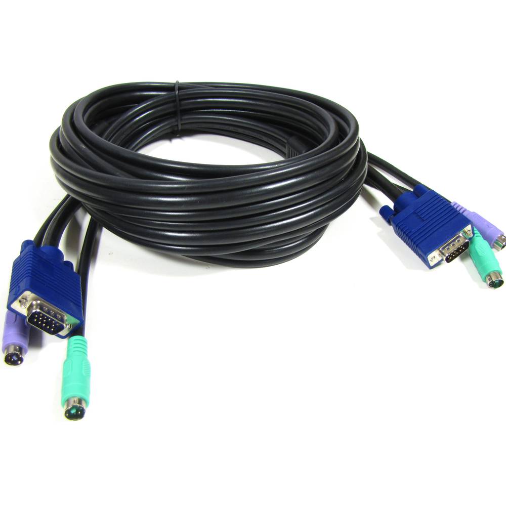 Cable VGA Teclado Ratón ATX 1.8m (M/M)