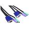 Cable VGA Teclat Ratolí ATX 15m (M/H)
