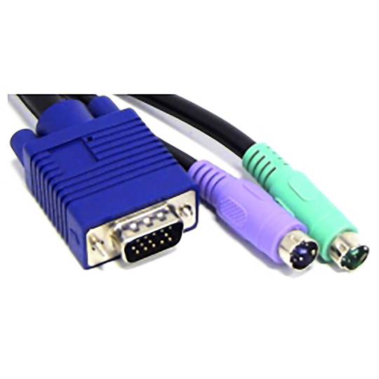Cable VGA Teclat Ratolí ATX 15m (M/H)