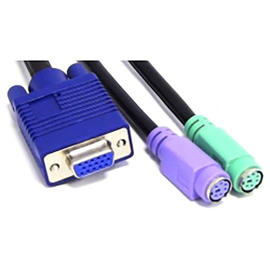 Cable VGA Teclat Ratolí ATX 15m (M/H)