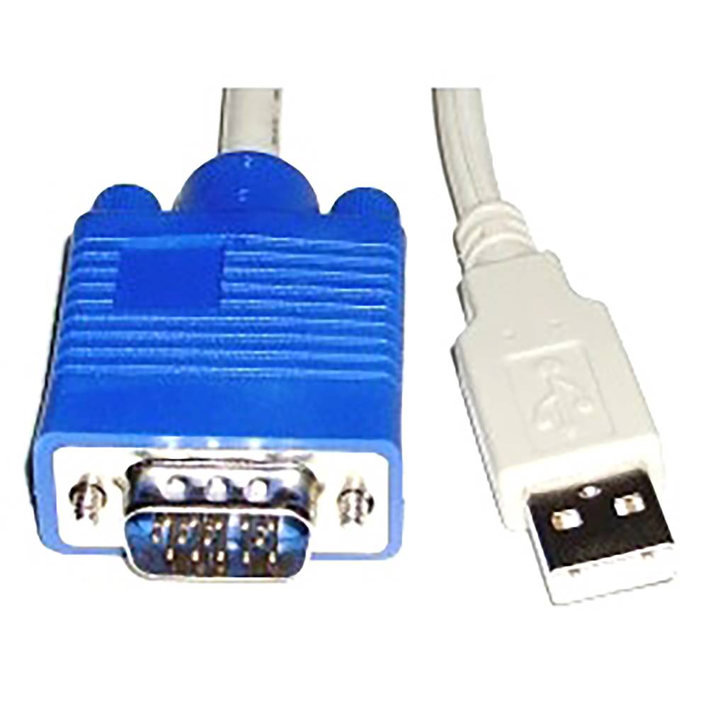Cable VGA/USB 1.8m (USB-AM/HD15H + HD15M + USB-AH)