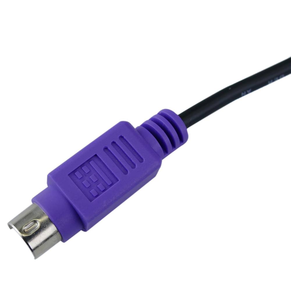 Cable especial commutador KVM VGA PS2 tipus HD15 MiniDIN 5m