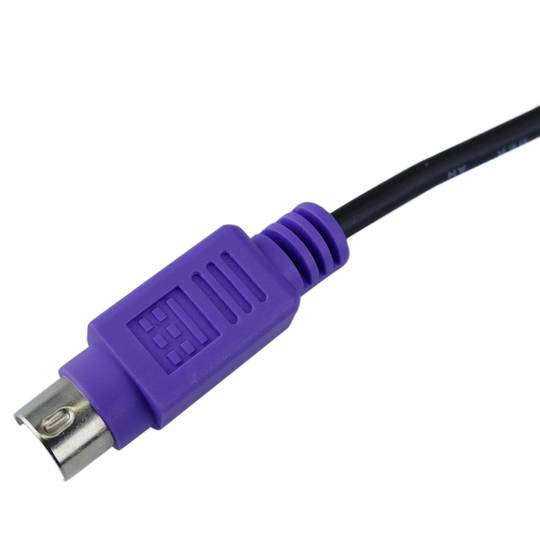 Cable especial commutador KVM VGA PS2 tipus HD15 MiniDIN 5m