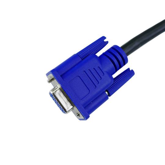 Cable especial commutador KVM VGA PS2 tipus HD15 MiniDIN 5m
