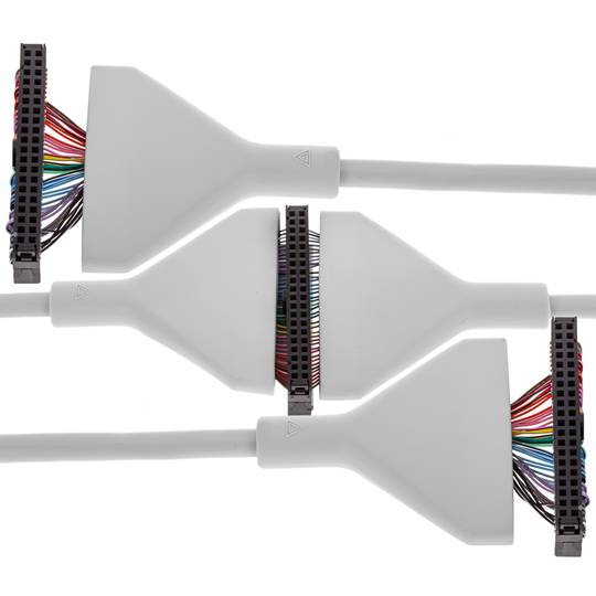 Kabel danych IDE zwinięty 55 cm (3xIDC40H)