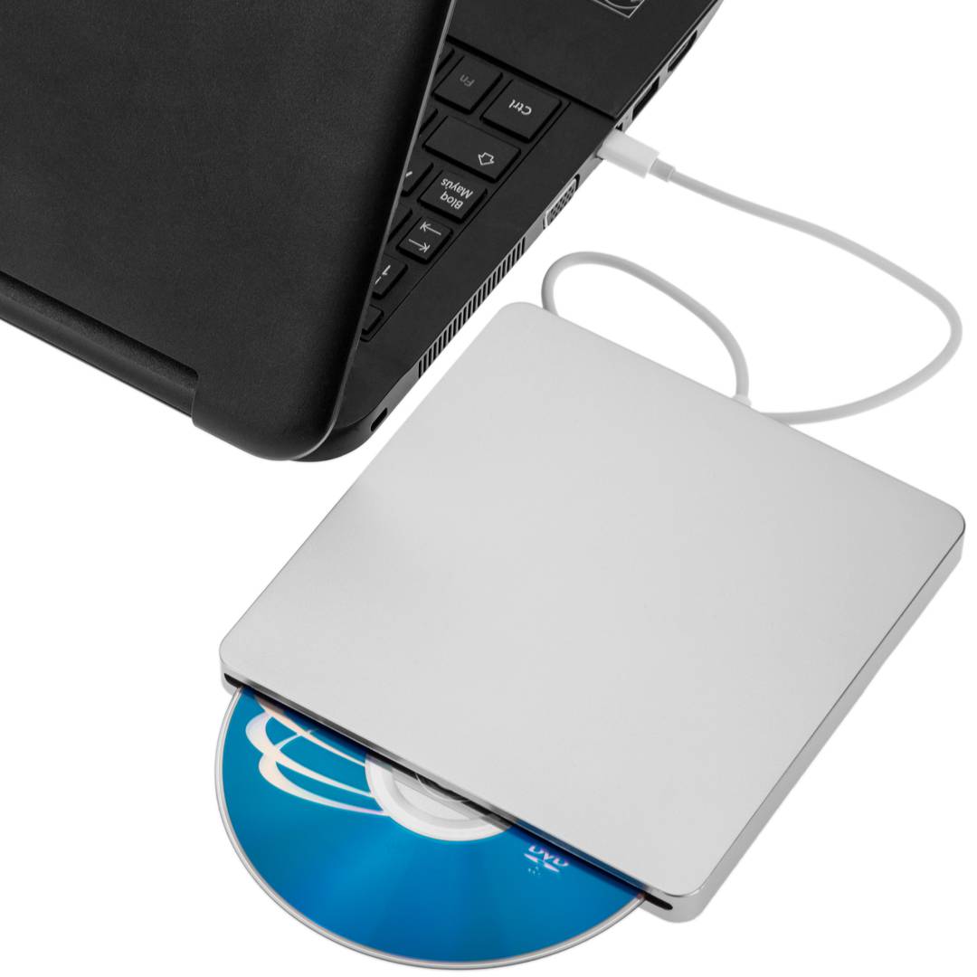 Parque jurásico Controlar exposición Lector Grabador de CD/DVD externo USB 2.0 con conector USB tipo C -  Cablematic