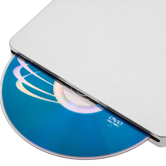 Lector grabador de CD/DVD externo LG, conexión USB, facil de transportar