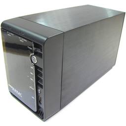 Caja Externa 3.5 2xSATA-HDD a LAN-1GB (2xUSB + TCP/IP)
