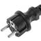 Prolunga cavo elettrico schuko maschio a femmina 2 m nero IP44