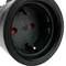 Electric cable extender schuko male to female 10 m black IP44