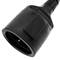 Electric cable extender schuko male to female 10 m black IP44