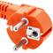 Netzkabel Elektrokabel Extender Schuko männlich zu weiblich 3 m rot