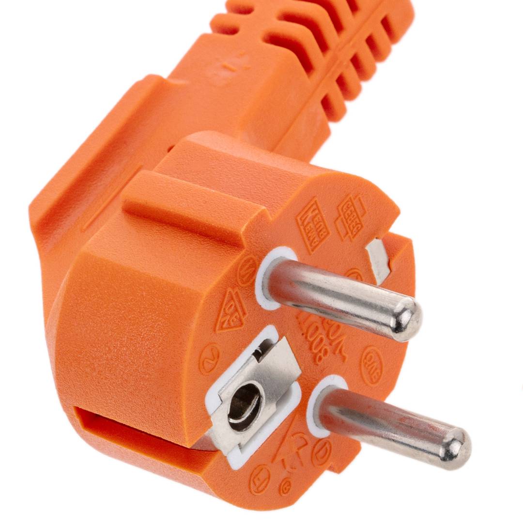 Netzkabel Elektrokabel Extender Schuko männlich zu weiblich 3 m rot