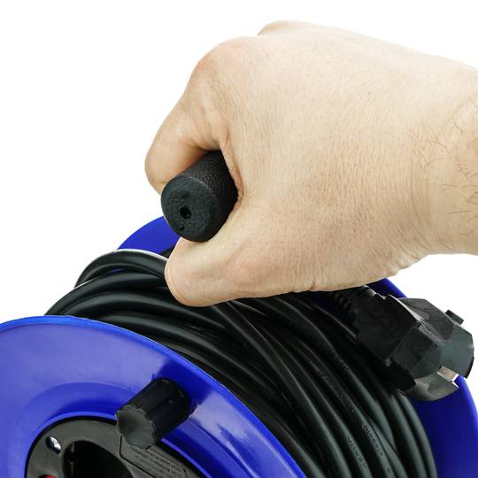 Cabo eléctrico bobinas 4 schuko de 15 m