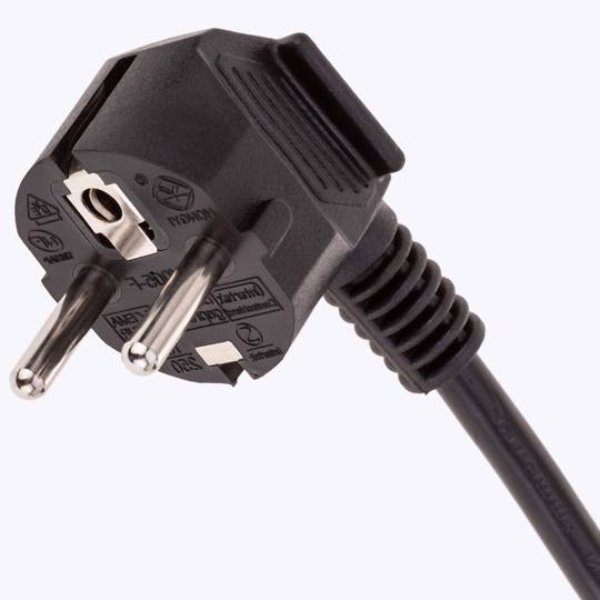 Enrouleur de câble d'extension avec protection thermique de 4 Schuko 5m