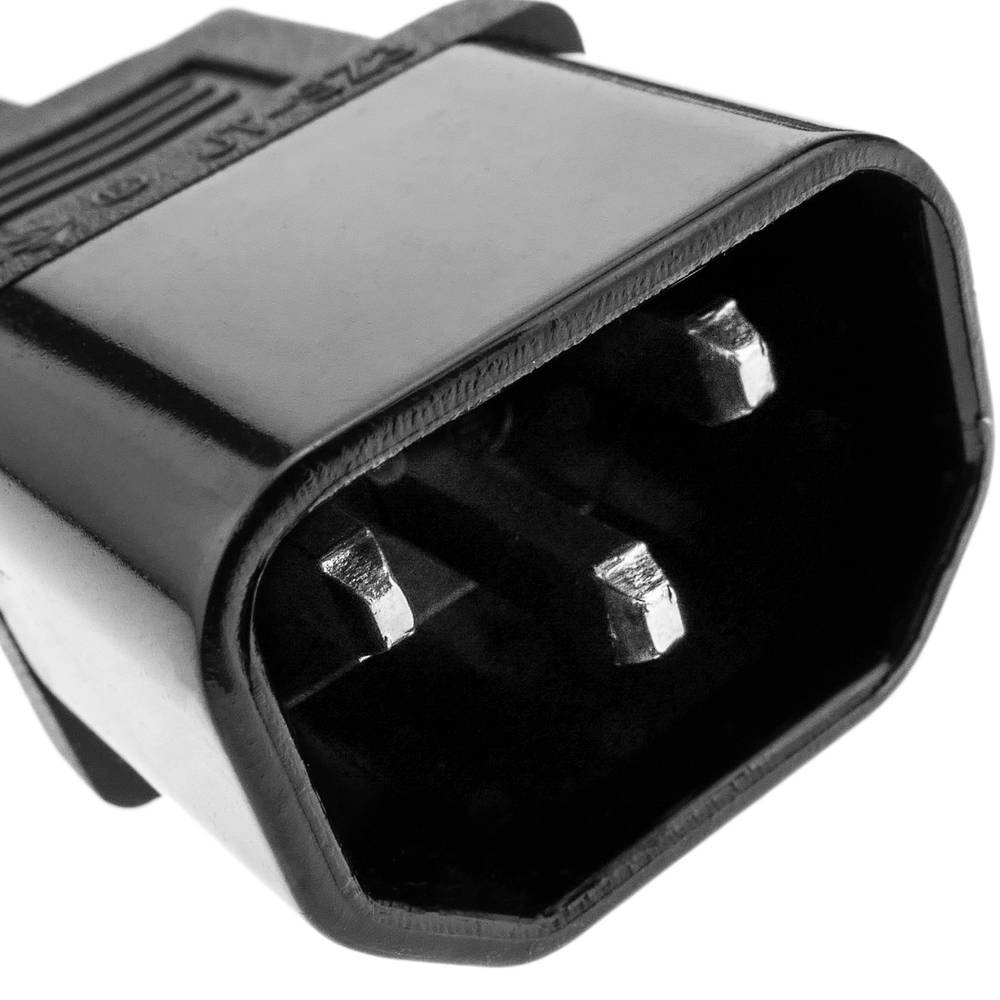 Kabel zasilający 1 m IEC-60320 C13 do C14