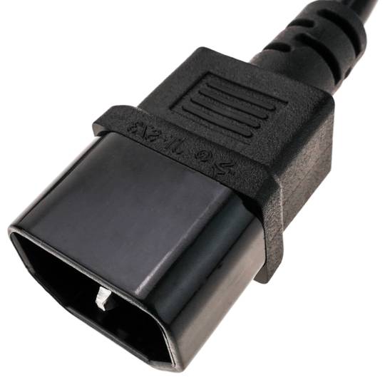 Câble D'alimentation De 1,2 M Avec Fiche Plate À 2 Broches Et Connecteur  Droit C13 Pour Pc