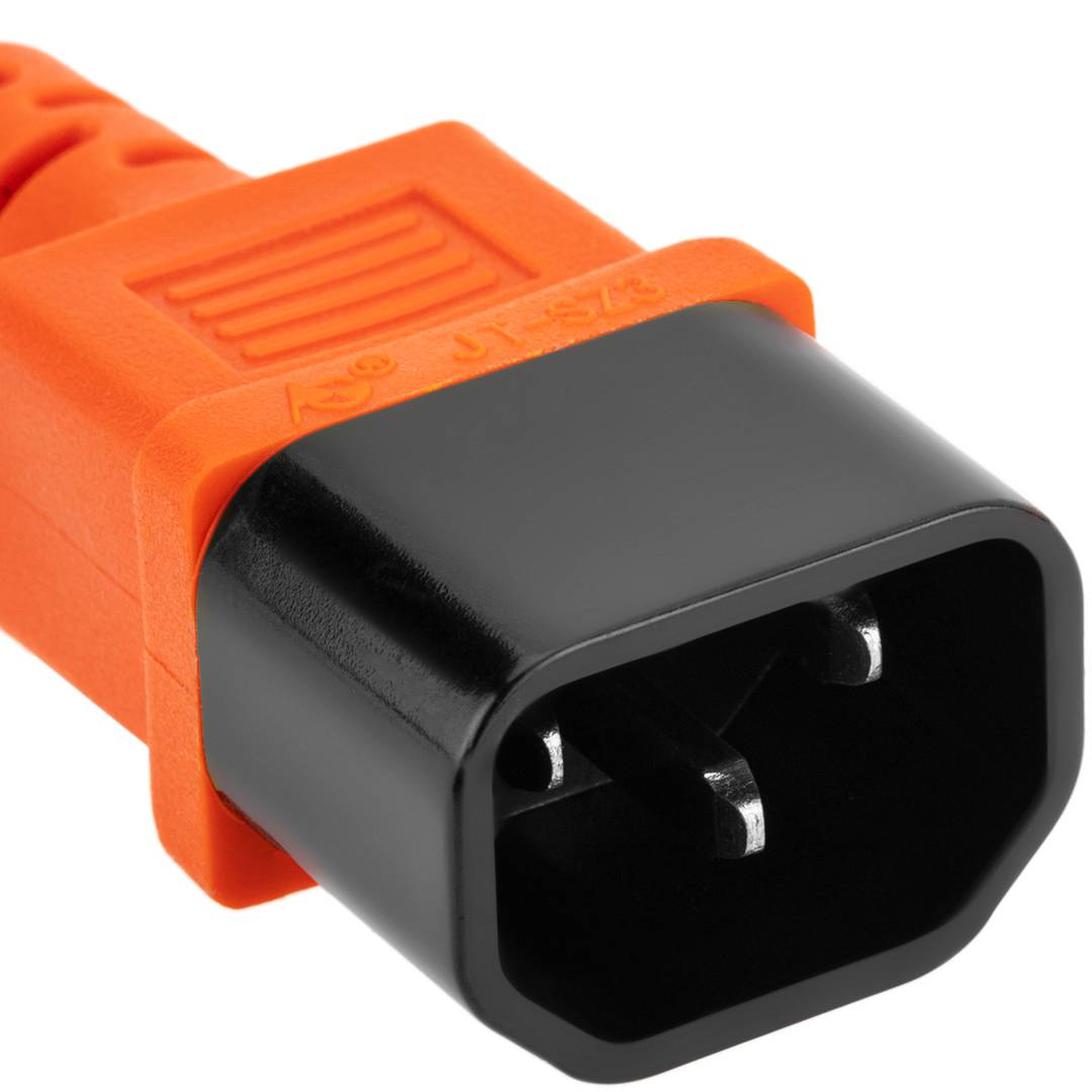 Câble d'alimentation IEC60320 C13 à C14 rouge 5m