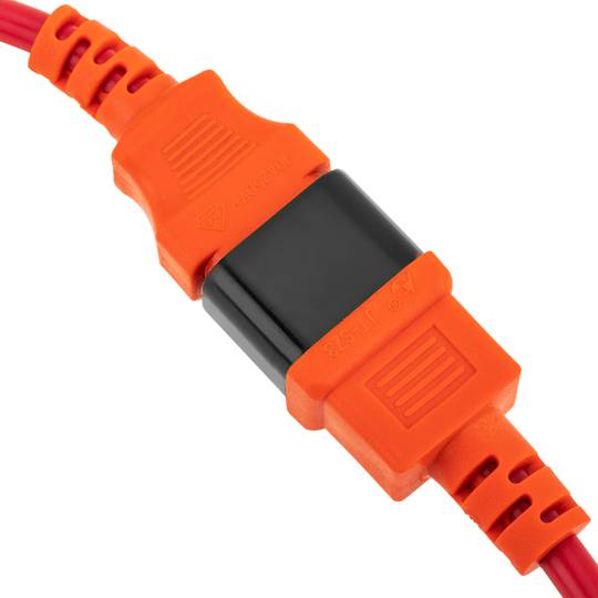 Câble d'alimentation IEC60320 C13 à C14 rouge 5m