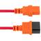 Câble d'alimentation IEC60320 C13 à C14 rouge 5m