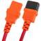 Câble d'alimentation IEC60320 C13 à C14 rouge 5m