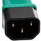 Stroomkabel IEC60320 C13 tot C14 groen 3m