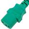 Stroomkabel IEC60320 C13 tot C14 groen 3m