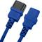 Cabo elétrico IEC60320 C13 a C14 azul 3m