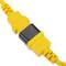 Cable eléctrico de alimentación IEC60320 C13 a C14 de color amarillo de 1.8m