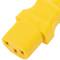 Cable eléctrico de alimentación IEC60320 C13 a C14 de color amarillo de 1.8m